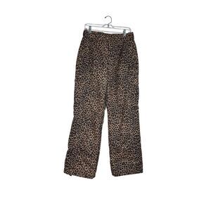 Bogner Women's Leopard Print Ski Pants Snow Pants Size 12 Long